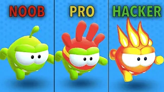 NOOB vs PRO vs HACKER in Om Nom Run Game