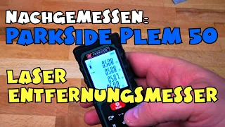 Nachgemessen: Lidl - PARKSIDE® Laserentfernungsmesser PLEM 50 B2