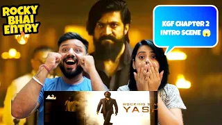 KGF Chapter 2 Mass INTRO SCENE REACTION | Rocking Star Yash | Prashanth Neel |