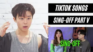 SING OFF TIKTOK SONGS Part V REACTION (Reza Darmawangsa vs Mirriam Eka)