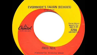 1st RECORDING OF: Everybody’s Talkin’ - Fred Neil (1966)