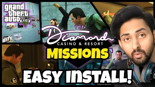 HOW TO INSTALL DIAMOND CASINO MISSIONS IN GTA 5 | GTA 5 Mods | Hindi/Urdu | THE NOOB