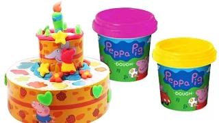 Набор пластилина «День рождения Свинки Пеппа» Peppa Pig Birthday Cake Dough Playset