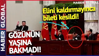 Kim Jong-Un Onun Biletini Kesti! Elini Kaldırmadı, Dakikalar Sonra Koltuğu Boş Kaldı