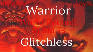 Diablo in 1h 8m 7s (Warrior - Glitchless) World Record 4k|60fps Speedrun