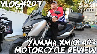 Vlog#207 Yamaha XMAX 400 Motorcycle Review Singapore