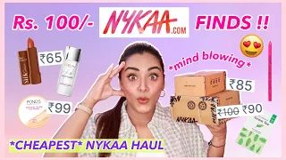 *Cheapest* Rs. 100 NYKAA HAUL | *mind blowing* NYKAA FINDS! (Part 2)