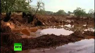 Ajka und Umgebung Red Dread  Toxic sludge spill swallows towns, kills 4 in Hungary