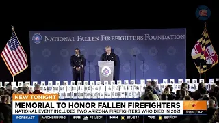 2 Arizona firefighters honored at National Fallen Firefighters Memorial