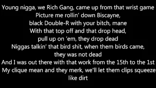 Rich Gang -  Fly Rich Lyrics Ft. Stevie J, Future, Tyga, Meek Mill and Mystikal  HD ON SCREEN LYRICS