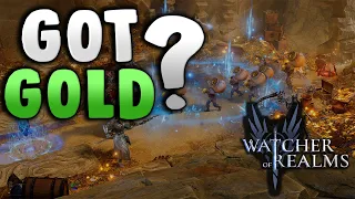 GET RICH QUICK!  Gold Farming Tips & Tricks!  Watcher of Realms Guide