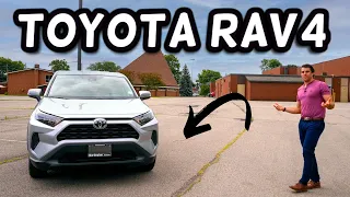 2022 Toyota Rav4 LE AWD Review and Test Drive! Here is what comes standard!