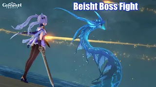 Genshin Impact - Beisht Boss Fight (Sea Dragon vs Shenhe)