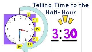Telling Time to the Half-Hour | Preschool
