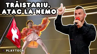 Trăistariu, reacție nouă despre Nemo, câștigătorul Eurovision 2024: „Nici bărbat, nici femeie”