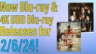 New Blu-ray & 4K UHD Blu-ray Releases for February 6th, 2024!