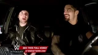 Don't try to talk Roman Reigns and Dean Ambrose out of a hot tub: WWE Ride Along