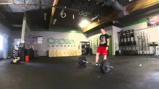 Squat Snatch - 1 TOUGH rep every 30sec x4 - Set 3 @ 185 lbs