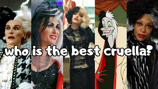 ranking 5 different versions of cruella de vil 🦴🧥🚬