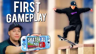 SKATER XL on NINTENDO SWITCH - FIRST GAMEPLAY