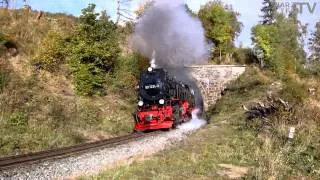 Einzigartig im Harz - Die Harzquerbahn fährt durch den Drängetaltunnel