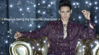 Magnus Bane being my favourite character (and a mood) for 3 minutes ✨bi✨