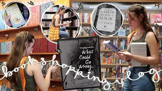 COME BOOK SHOPPING WITH ME✨🐌🌙 four book stores + a book haul!