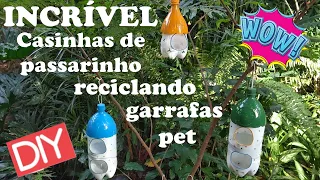 ✅ [PASSO A PASSO] Como fazer casinha de passarinho reciclando garrafa pet