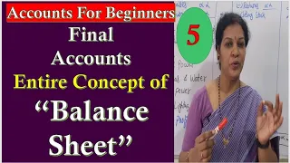 27. "Balance Sheet"  - Introduction & Proforma In Final Accounts