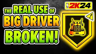 BIG DRIVER badge REAL USE | NBA 2K24 Best Build