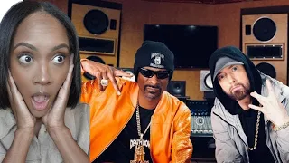 FIRST TIME REACTING TO | EMINEM & SNOPP DOGG "FROM THE D2 TO THE LBC" REACTION