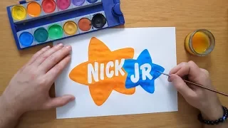 an old Nick Jr. logo - painting