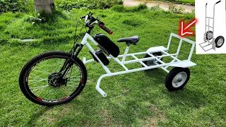 How to make a TRICYCLE with CARGO CART