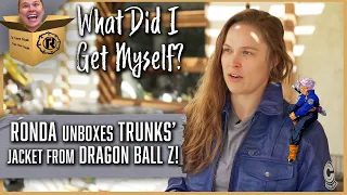 Ronda Rousey Unboxes Trunks' Jacket From Dragon Ball Z | What Did I Get Myself? #3