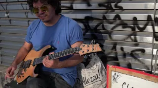 Dimash   SOS   Amazing guitar performance in Buenos Aires streets   Cover