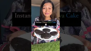 Choco Lava Cake Instant Recipe #shorts #viral 🍫🌋