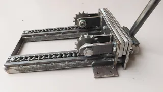 Make An Unique Vise That You Never See Before From Bike Parts | Chain Vise