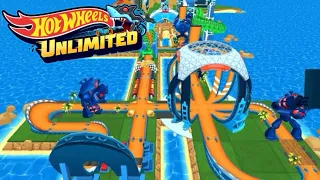 Hot Wheels Unlimited || BONE SHAKER-retro style 2017 in action || game play.
