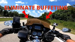 Eliminating Motorcycle Wind Buffeting 100% GONE!