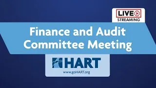 HART Finance and Audit Committee Meeting - 5.25.22