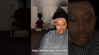 How To Install Double Frontal Ponytail Over Locs: By CeceDoesMyHair