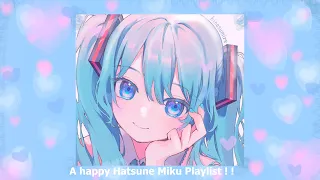 Happy vocaloid booster ! ! Cute/ soft miku songs for you to cheer up!