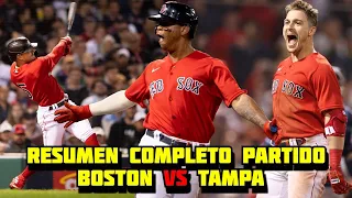 Por si te lo Perdiste Todo lo que paso en el Ultimo Partido de Boston vs Rays de Tampa