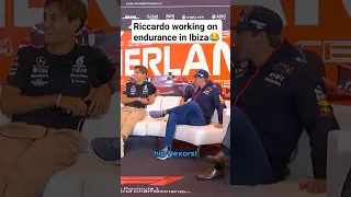 Daniel Ricciardo Was Working On His Endurance In Ibiza 😂 #f1 #shorts #danielricciardo #dutchgp