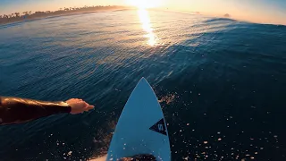 Surfing Huntington Beach March 2021 GoPro POV