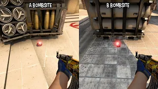 Sound difference on Bombsite A and B