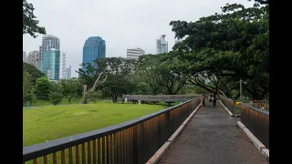 [4K] Walk inside Bangkok best park in downtown at Benchakitti Park