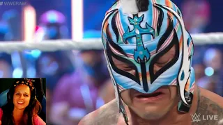 WWE Raw Dominik 619s Rey Mysterio!!  10/10/22