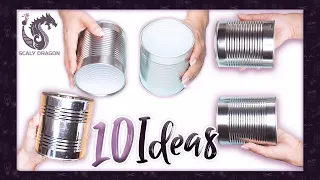 10 Ideas📌 fáciles y útiles para decorar latas de conserva ♻️