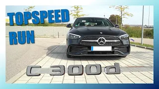 2021 Mercedes-Benz C300d (265HP) | TOPSPEED on German Autobahn | CarPerformance Media
